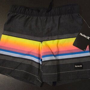 HURLEY BOYS PULL UP SWIM SHORTS SIZE 4 NEW